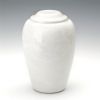 Grecian White Cultured Marble Keepsake Cremation Urn